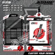 STIKER decal kandang SANGKAR KOTAK EBOD JAYA BNR RADJA MOTIF EBOD VIT TOKYO NEW