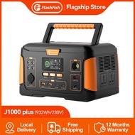 FlashFish Power Station J1000 932Wh/1000W 220-240V 50hz/60hz Solar Generator Power Supply Portable Power Staion for Household Picnic Outdoor Camping