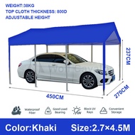 Rangka Khemah 2.7X3/2.7X4.5M Gazebo Khemah Niaga Heavy Duty Outdoor Canopy Full Set Waterproof Kanopi Penuh