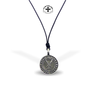 Pewterland Pendant 2D Sigil of Lucifer Kalung Bahan Logam Timah Pria dan Wanita