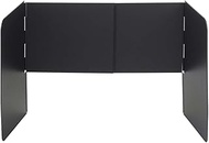 Shimomura Planning 44064 Range Guard, For Gas Tables, Black, Made in Japan, Fluorine Processed, Easy