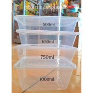 Thinwall Rec 500ml/ 650ml/ 750ml 1000ml Food Container Bekas Makanan