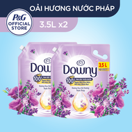 Combo 2 Nước Xả Vải DOWNY Hương Nước Hoa Cao Cấp Bung Toả Hạnh Phúc/ Oải Hương Túi 3.5L