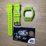 G-SHOCK tali jam DW 5600 / GWX 5600 / GWM 5600 BAND AND BAZEL complete buckle keeper