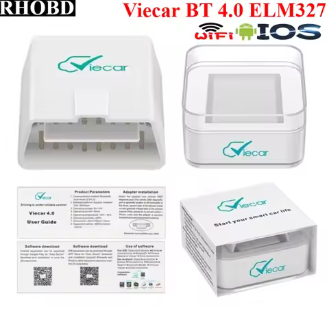 New Viecar ELM327 V1.5 Bluetooth 4.0 OBD2 for Android/IOS PIC18F25K80 ELM 327 V1.5 Car Diagnostic Sc