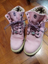 Timberland Boots 粉紅色女靴