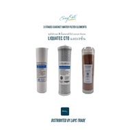 EasyKet ™ 3-Stage FIlter Elements Set 4 ชุดไส้กรองน้ำ 3 ขั้นตอน แบบมี Liquatec CTO และ EasyKet Resin