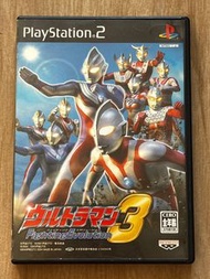 日版 PS2 ULTRAMAN FIGHTING EVOLUTION 3 鹹蛋超人 咸旦超人格鬥 戰鬥革命3 雲集歷代超人及怪獸 經典動作格鬥遊戲