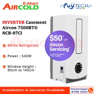 Fujitech Inverter Casement Aircon 7500BTU NCB-07CI