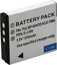 1 pack KLIC-7004 Replacement Camera Battery 3.6V 1200mAh for Fujifilm FinePix F200EXR F75EXR F70EXR 