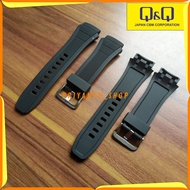 Strap tali Jam Tangan Sport Q&Q M-145 QnQ M 145 QQ M 145 HITAM