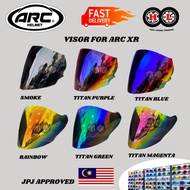 VISOR ARC XR ( VISOR SIANG & MALAM ARC XR HELMET ORIGINAL ) - VISOR HELMET ARC XR ARC KOI