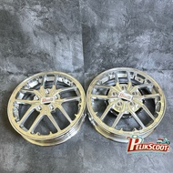 Vespa CNC Rims Model 101 Brake Vespa Matic CNC Alluminum Rims Vesmet Sprint Primavera GTS GTV S LX L
