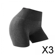 [szlztmy3] 3x Womens Yoga Shorts High Waisted Sports Shorts Casual Summer Biker Shorts Athletic Shor