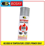 BOSNY SPRAY PAINT NO.1068 HI TEMPERATURE (1200F) PRIMER GRAY