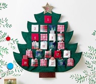 聖誕掛旗多款美式鄉村居家聖誕風格貼布聖誕樹多功能裝飾收納壁掛袋