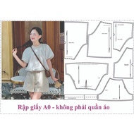 Paper A0 code 133 - Shirt drafting