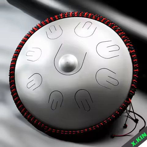Professional-Grade Handpan Drum in D Minor, Ethereal Drum, Steel Tongue Drum, Percussion Instrument