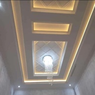 pemasangan plafon gypsum drop ceiling