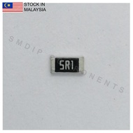 10PCS Taiwan-Grade 5.6R ±5%, 0603 SMD Resistor (5R1)