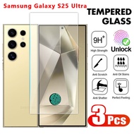 Tempered Glass Screen Protector For Samsung S26 S25 Ultra S25 Plus S25FE 5G 2025 Full Cover Transpar