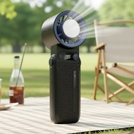 F5PRO 8000mAh USB Rechargeable Portable Fan, 199-Speed Foldable Mini Phone Cooler, 30H Quiet Battery