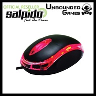 SALPIDO LAPTOP WIRED MOUSE M800 with 800DPI / BLUE & RED LED LIGHT