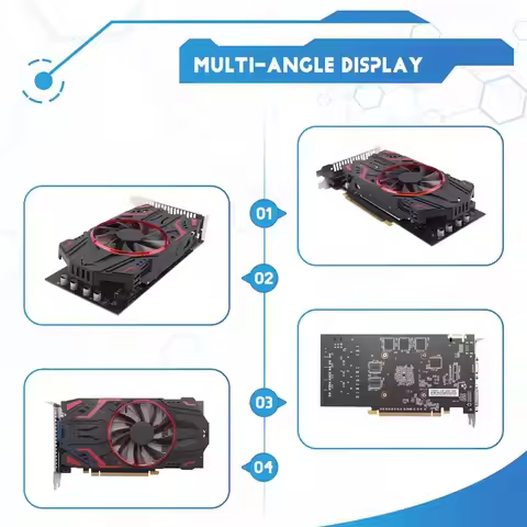 Focused-GTX 550Ti 4GB GDDR5 Computer Graphic Card Gaming Video Cards for PCI-Express 2.0 Computer Se