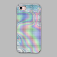 Hologram Grid Hard Phone Case For Vivo V7 plus V9 Y53 V11 V11i Y69 V5s lite Y71 Y91 Y95 V15 pro Y1S