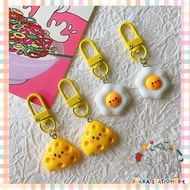GANTUNGAN (1104) Egg Cheese Keychain Cute Keychain/ Fancy Keychain