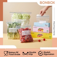 Bonbox Plastic Refrigerator Food Storage Bag Ziplock Double Lock Zipper Bag BSB07 BSB08 BSB09