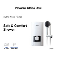 Panasonic Electric Water Heater DH-3NS1SW with One Push Stop System &amp; Ag+ Crystal Anti- Bacterial Shower Head