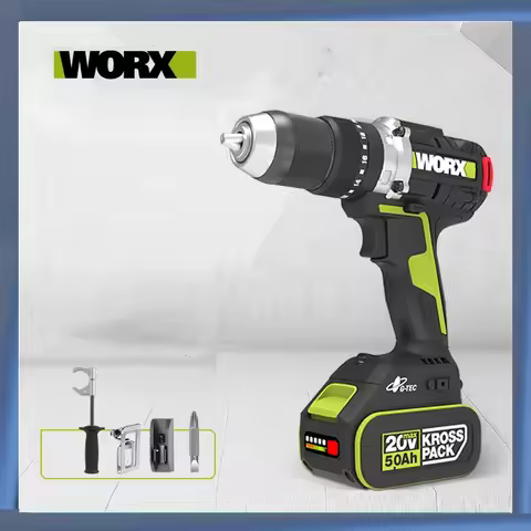 WORX 20V brushless impact drill WU377 electric drill impact drill dual-use hit the wall power tools