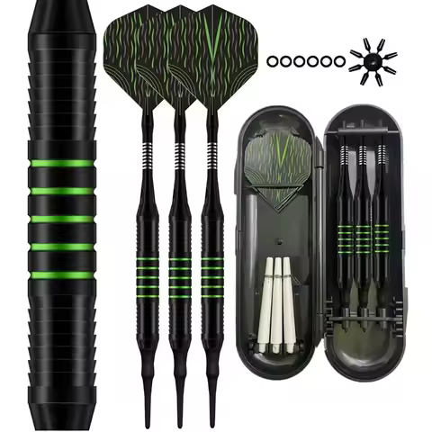 3Pcs Detachable Electronic Darts Soft Tip Fall Resistant Darts With Frosted Surface Replacement Shaf