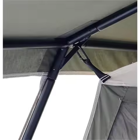 Outdoor Ridge Camping Tent, 1 Room + Living Room, Double Layer Rainproof Windproof