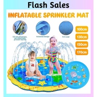 **READY STOCK**Percikan dan Percikan Air Semburan Tikar Mudah Alih Kolam Kembung 100cm / 170cm Perma