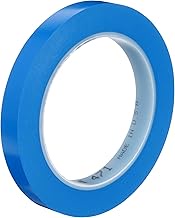 3M Vinyl Tape 471, Blue, 1/2 in x 36 yd, 5.2 mil, PN36408