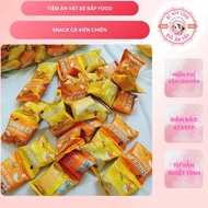 Bag of 60 Packets of Fried Fish Balls Snack Bim Bim, Hadilao fried fish balls snacks, snacks, Be Bap