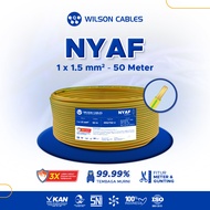 Kabel NYAF 2.5 mm2 50 Meter - Kabel Listrik Tembaga Wilson Cables