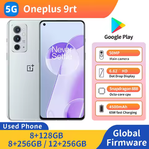 OnePlus 9 RT 9RT Android 5G ROM 128GB/256GB Smartphone 48MP Camera All Colors used phone
