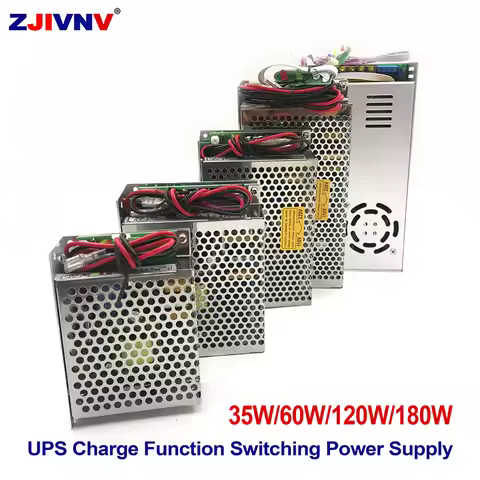 SC-35W 60W 120W 180W Universal AC UPS/Charging Function Monitoring Switching Power Supply 12V 24V Ba