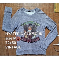 HYSTERIC Crewneck Sweater VintageGLAMOUR LogoBIG