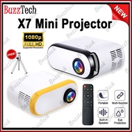 BuzzTech X7 Portable Mini Projector Full HD 1080p Phone Projector Home Theater Cinema Home Cinema En