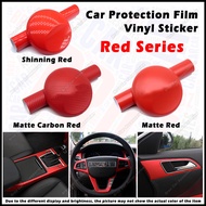 Car Sticker Motor Sticker Wrap Decoration DIY Shining Matte Carbon Red Car Vehicle Carbon Fiber Viny