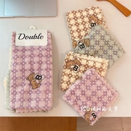 2026 New Style Love Hug Bear 4 Pack Kitchen Dish Towel Thickened Non-Oily Absorbent Hand Towel Squar