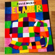 ELMER Checkered Elephant Emma10Book David Mckee Children's English Large Format Educational Picture 