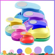 Paper Crafts Circle Punches - 6 Sizes of Circle Cutters, Including 3-Inch Circle Punches, in Random 