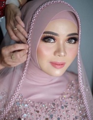 Slayer Akad Murah Veil Atasan pengantin Wanita payet mutiara tunangan hantaran Kerudung ibu Besan Slendang Manten seragaman Baju kondangan pelengkap gaun Pesta dan wisuda hijab gown Kebaya Kado Nikahan jilbab Tunangan bride kekinianTerlaris