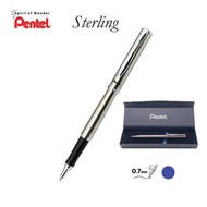 ปากกาเจล Pentel Energel Sterling รุ่น K600  K611 ขนาดหัว 0.7 MM หมึกน้ำเงิน เปลี่ยนไส้ได้