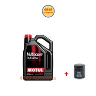 Motul Engine Oil Multipower D-Turbo 10W-30 10W30 API CK-4 Diesel Semi-Synthetic